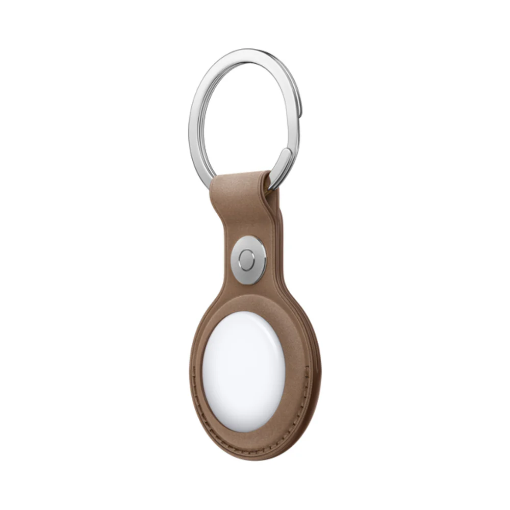 Apple AirTag FineWoven Key Ring Taupe - Image 5