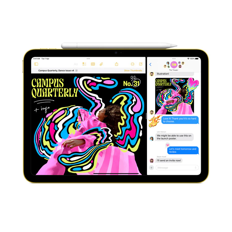 Apple iPad 11th Generation A16 Chip, 128GB Storage, Wi-Fi, 11-inch display, Blue, UAE Version - Image 4