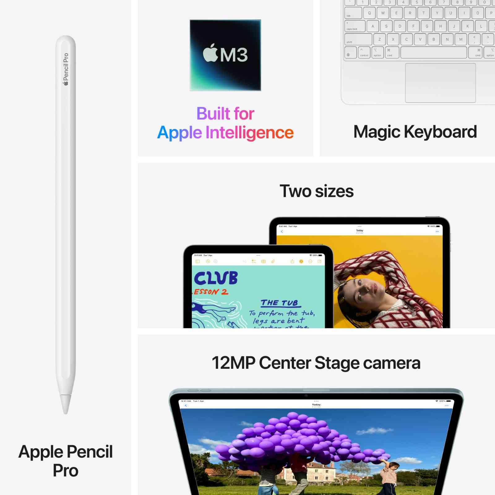 Apple iPad Air 11 M3 Chip, 128GB Storage, Wi-Fi, Purple, UAE Version - Image 9