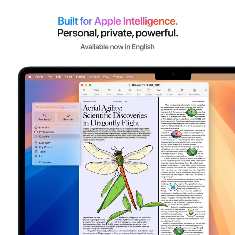 Apple MacBook Air 13, 13.6-inch display, M4, 16GB RAM, 512GB Storage, English-Arabic Keyboard, Midnight (2025) - Image 6