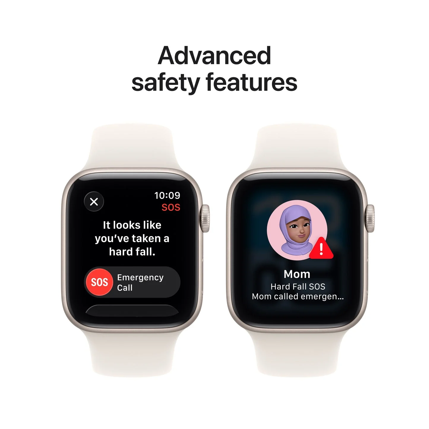 Apple Watch SE 3 GPS 40mm, Starlight Aluminium Case with Starlight Sport Band, S/M - Image 7