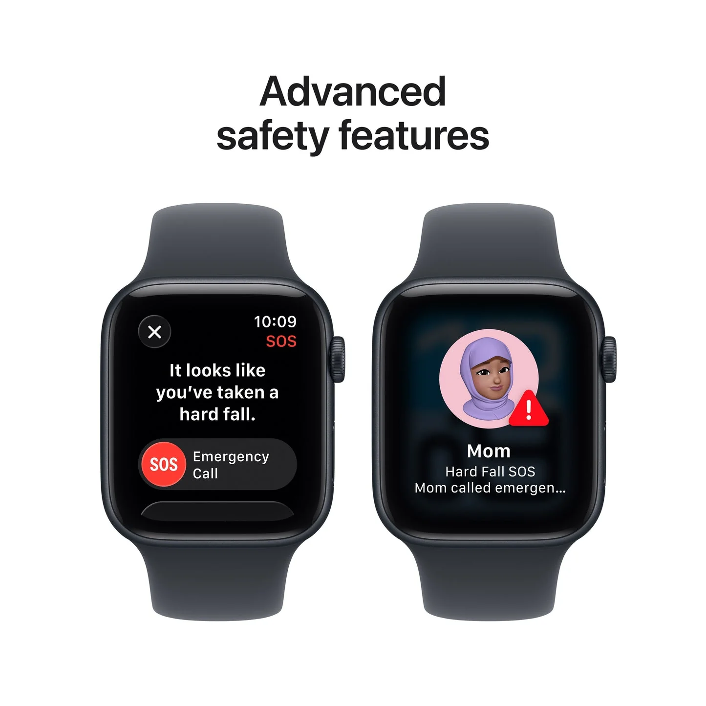 Apple Watch SE 3 GPS 44mm, Midnight Aluminium Case with Midnight Sport Band, M/L - Image 7