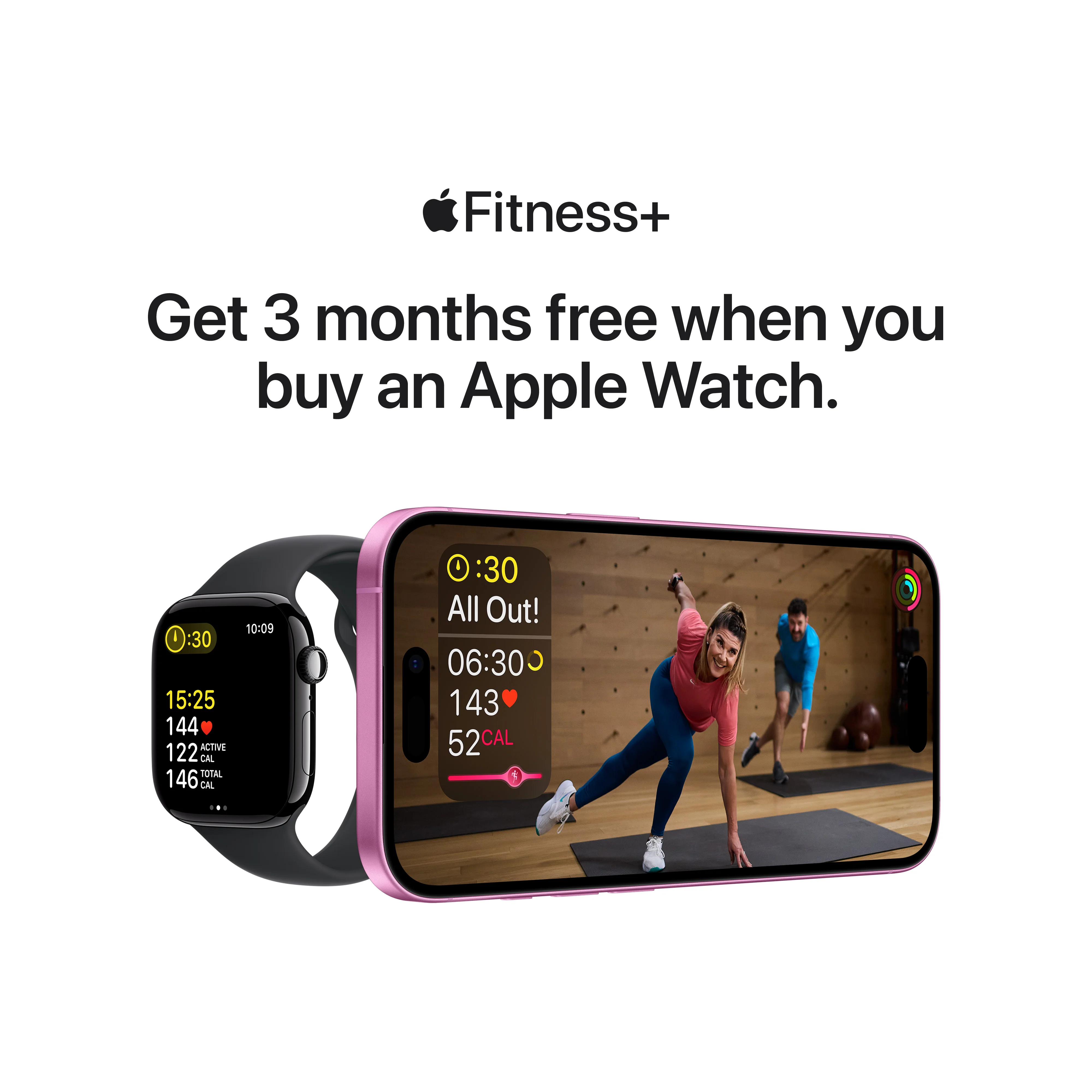 Apple Watch Series 10 GPS 46mm Jet Black Aluminium Case with Black Sport Band - M/L, MWWQ3QA/A - Image 10