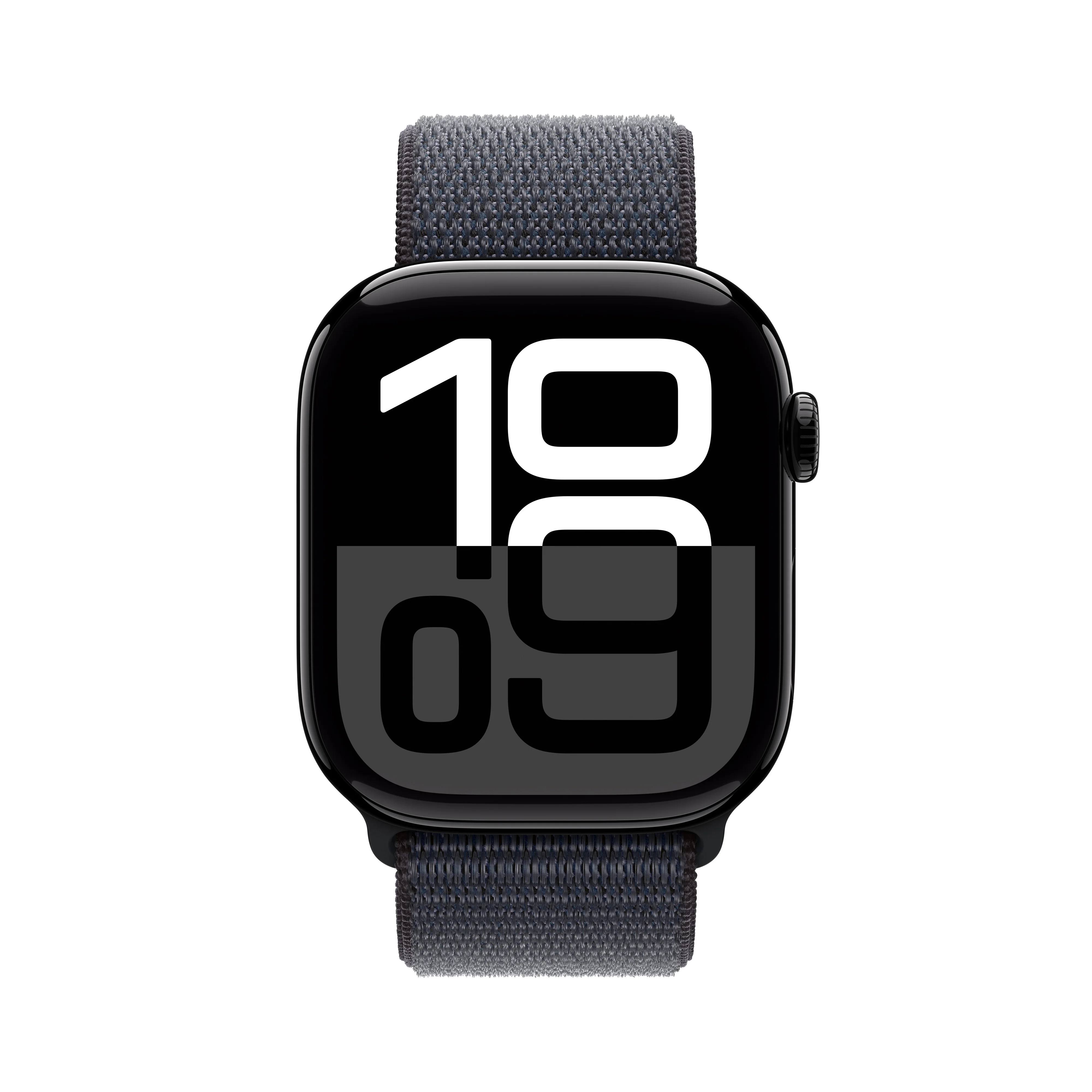Apple Watch Series 10 GPS + Cellular 46mm Jet Black Aluminium Case with Ink Sport Loop, MWY53QA/A - Image 2