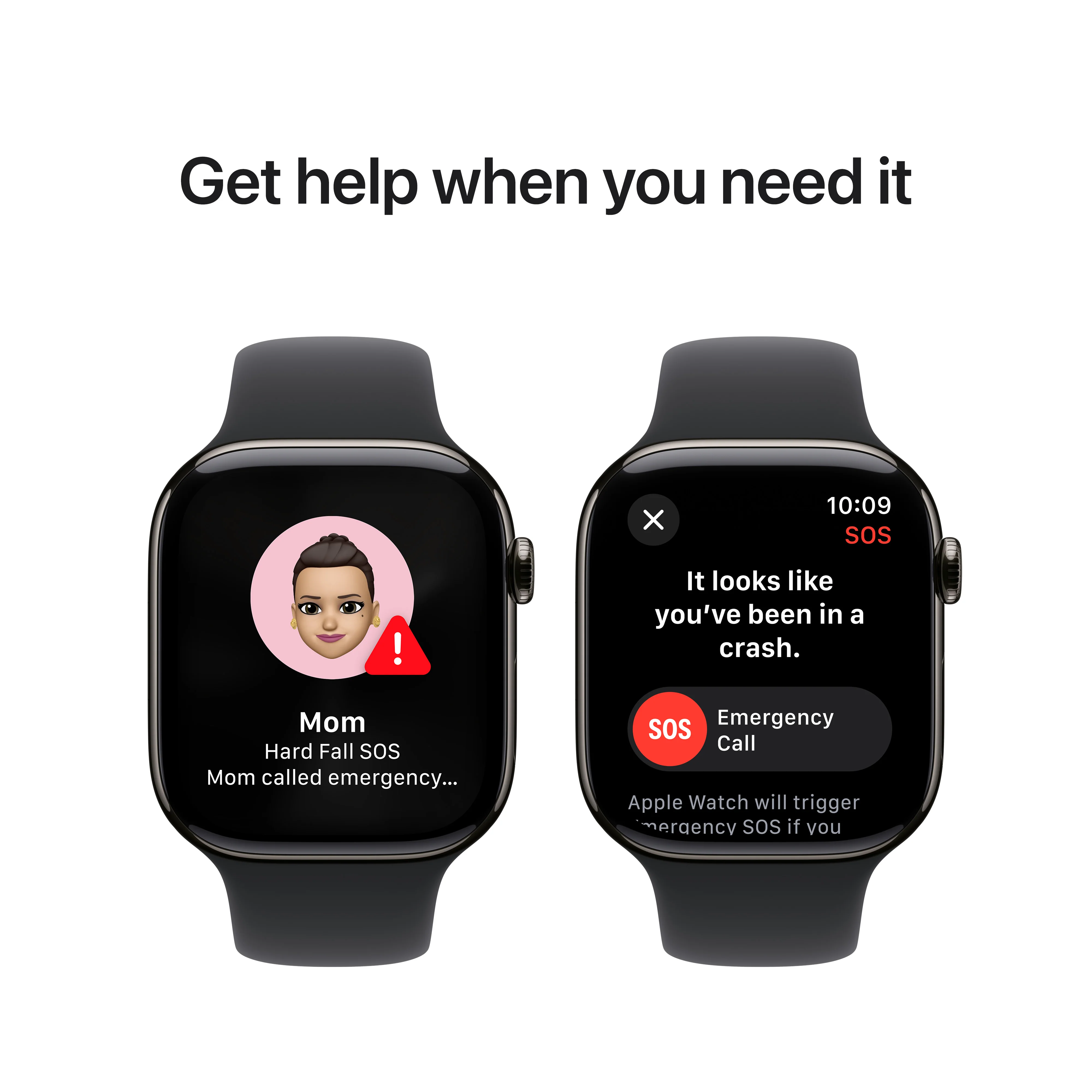 Apple Watch Series 10 GPS + Cellular 46mm Slate Titanium Case with Black Sport Band - M/L, MWYE3QA/A - Image 6