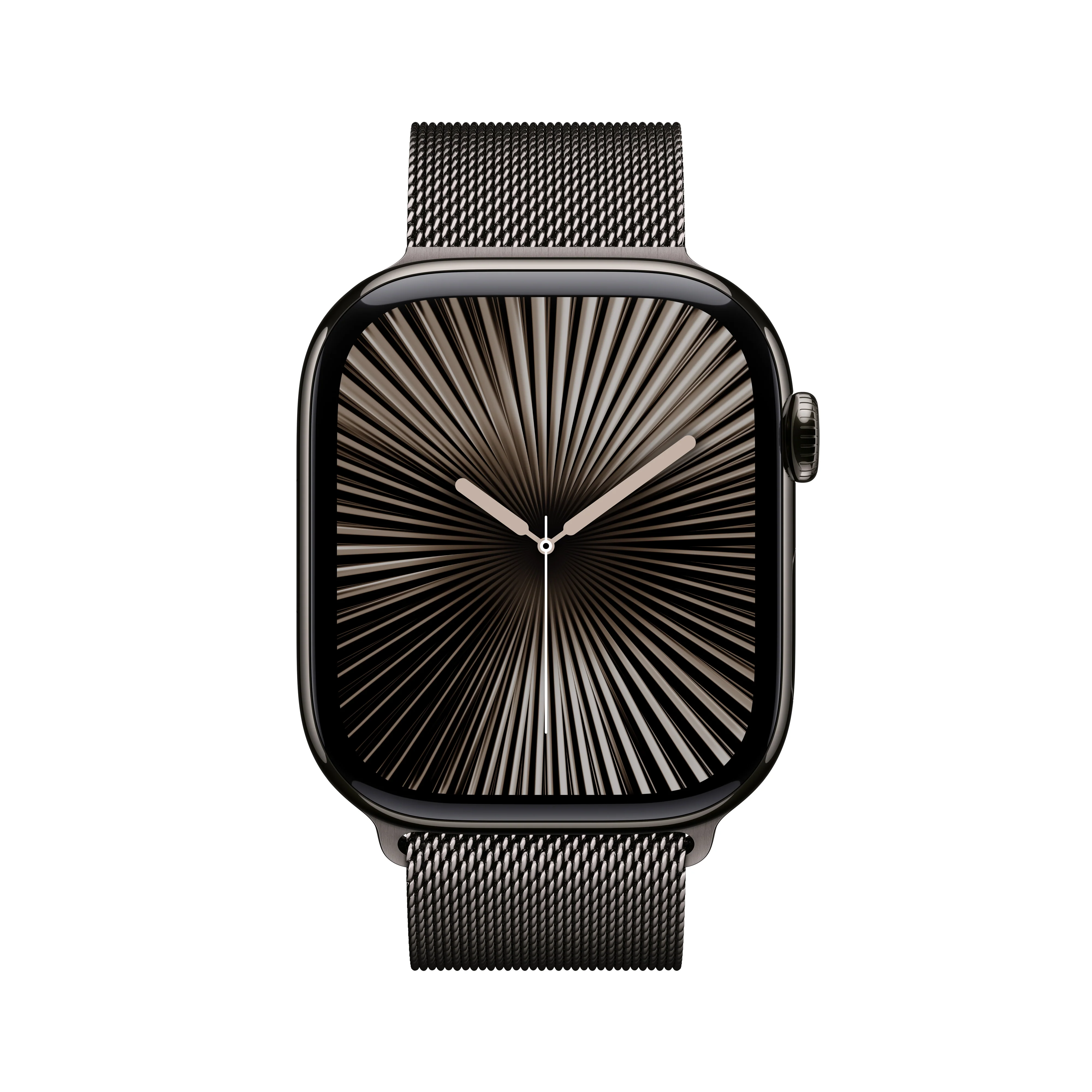 Apple Watch Series 10 GPS + Cellular 46mm Slate Titanium Case with Slate Milanese Loop - S/M, MC7R4QA/A - Image 2