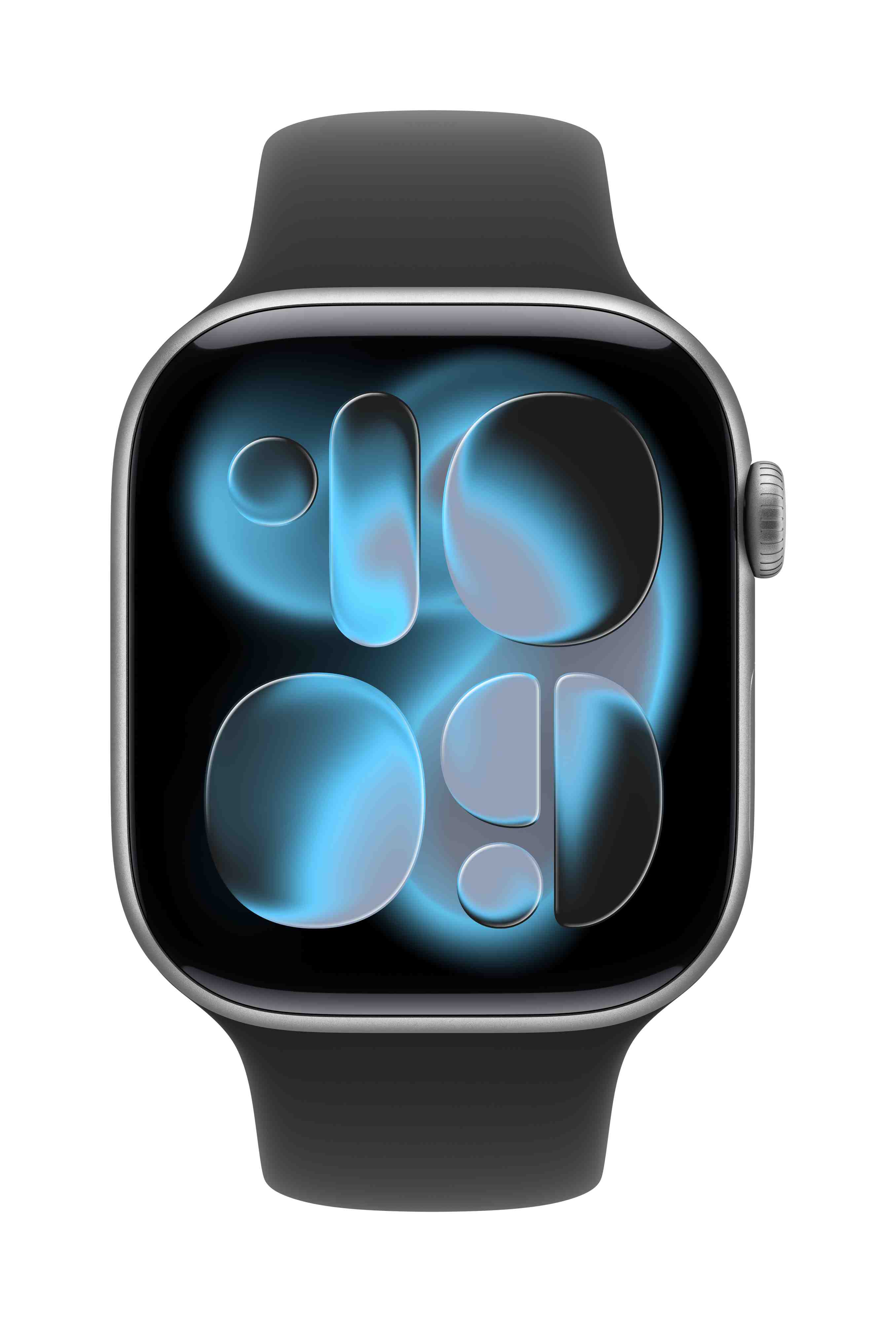 Apple Watch Series 11 GPS 46mm, Space Grey Aluminium Case with Black Sport Band, M/L - Image 2