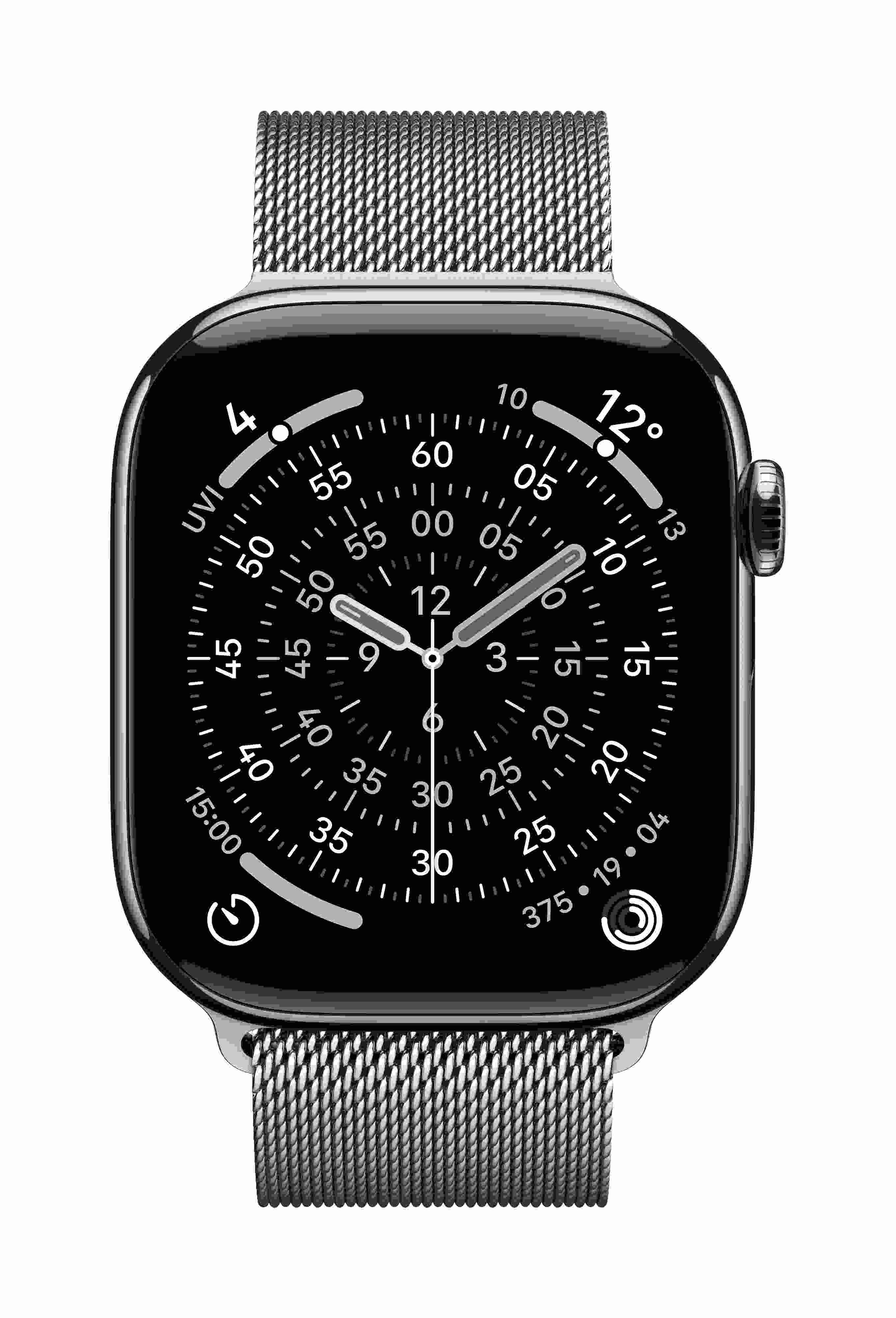 Apple Watch Series 11 GPS + Cellular 46mm, Natural Titanium Case with Natural Milanese Loop, M/L - Image 2