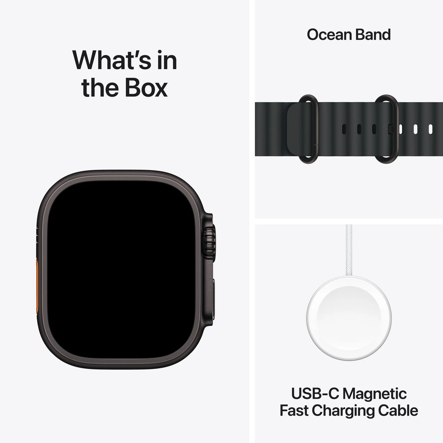 Apple Watch Ultra 3 GPS + Cellular 49mm, Black Titanium Case with Black Ocean Band - Image 7