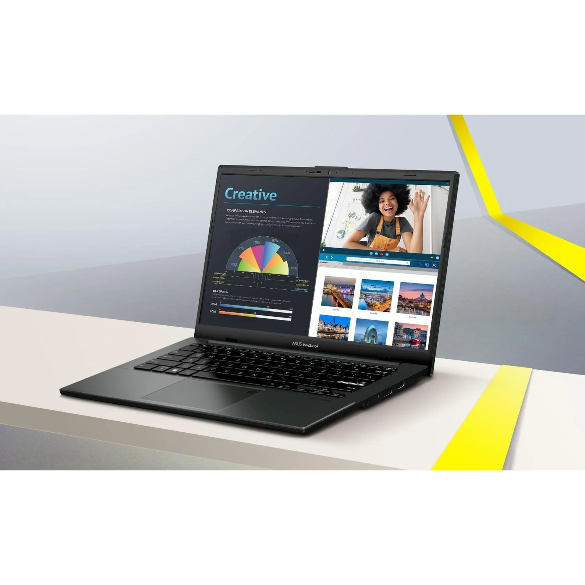 ASUS 14-inch Laptop, AMD Ryzen 5, 8GB RAM, 512GB SSD, Windows 11 – E1404FA-EB1211W - Image 2