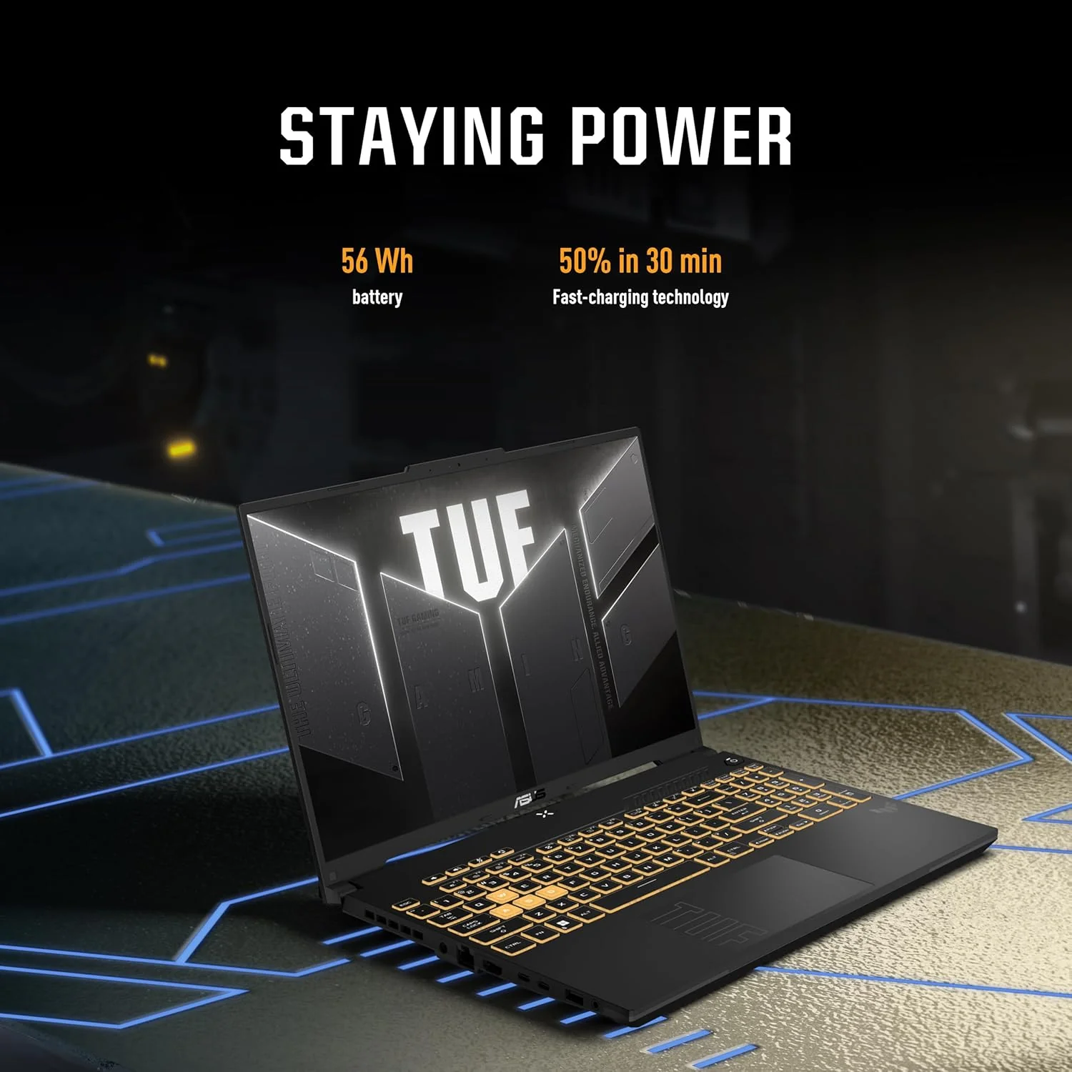 ASUS 16-inch Laptop, AMD Ryzen 7, 16GB RAM, 1TB SSD, NVIDIA GeForce RTX 4050, Windows 11 – FA607NUQ-RL001W - Image 7