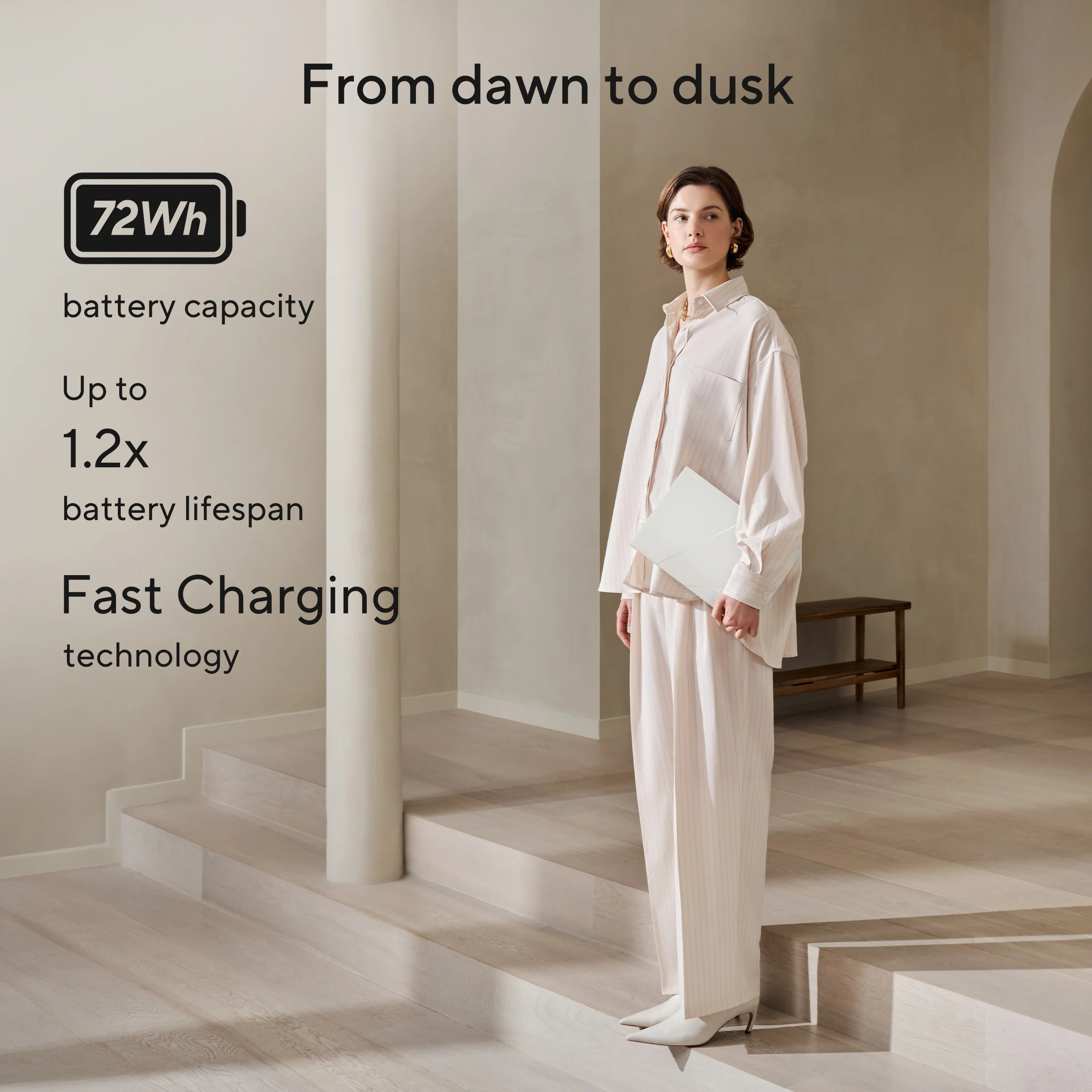 ASUS Zenbook S 14 OLED (2024) AI PC – Intel Core 7 258V (Lunar Lake) / NPU upto 48 TOPS/ 14 inch 3K 120Hz / 1TB SSD / 32GB RAM / Intel Arc GPU/ Win 11 Home / English & Arabic Keyboard / Zumaia Grey / Middle East Version – [UX5406SA-OLEDU731WG] - Image 6