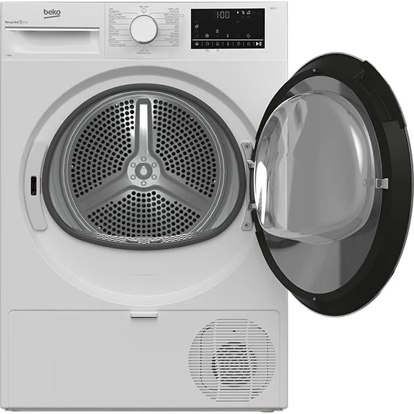 BEKO DC9W DRYER, 9 kg Capacity, Condenser Dryer, Knob Control, 220-240 Volts, 50 Hz, 9 kg Capacity, Turkey, white - Image 3