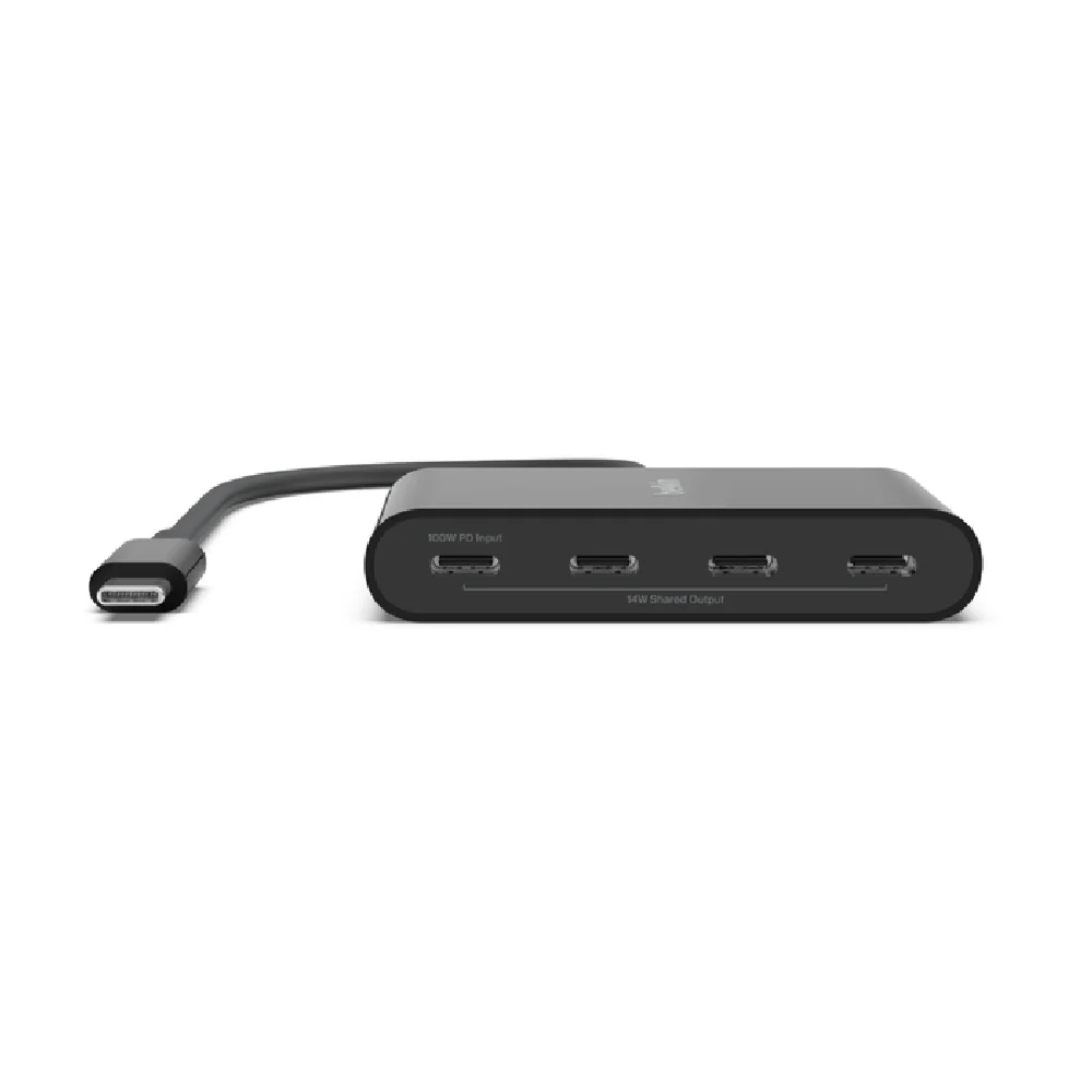Belkin USB-C to 4-Port USB-C Hub Black - Image 2