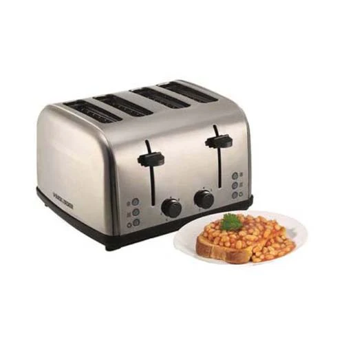 Black + Decker 4-Slice Bread Toaster 1800W - Image 2