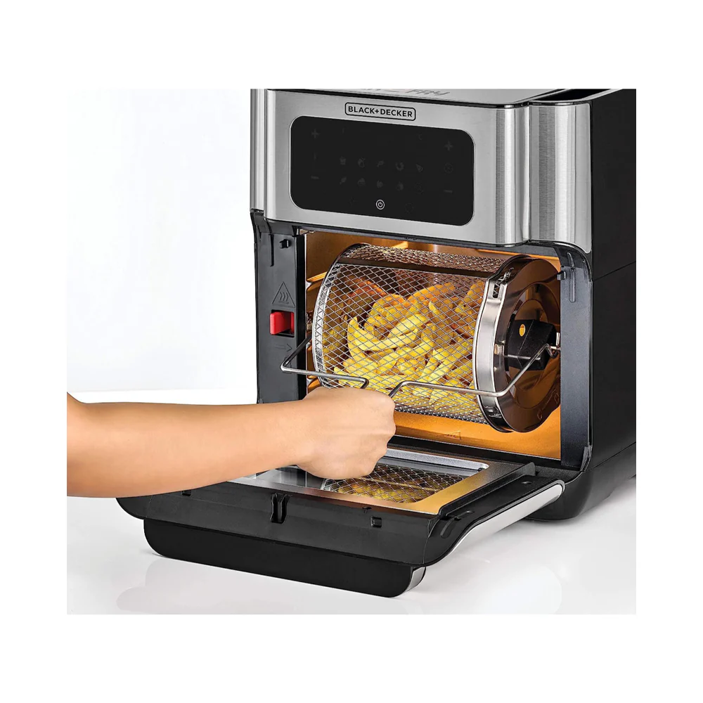 Black + Decker Deep Fryer Silver - Image 2