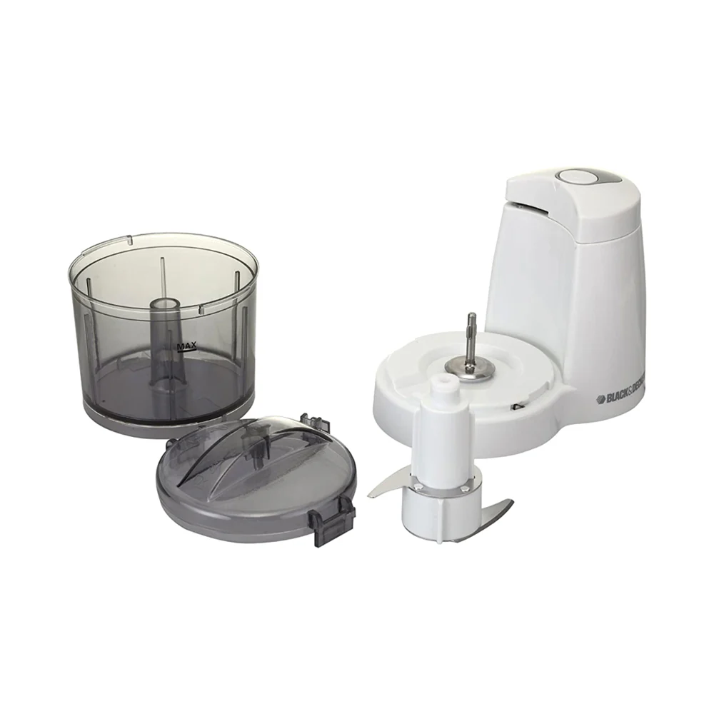Black + Decker Mini Chopper 350ml White - Image 4