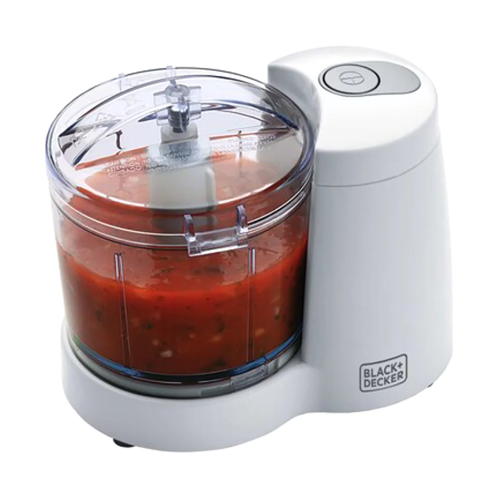 Black + Decker Mini Chopper 350ml White - Image 7