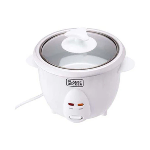 Black + Decker Non-Stick Rice Cooker 600ml White - Image 5