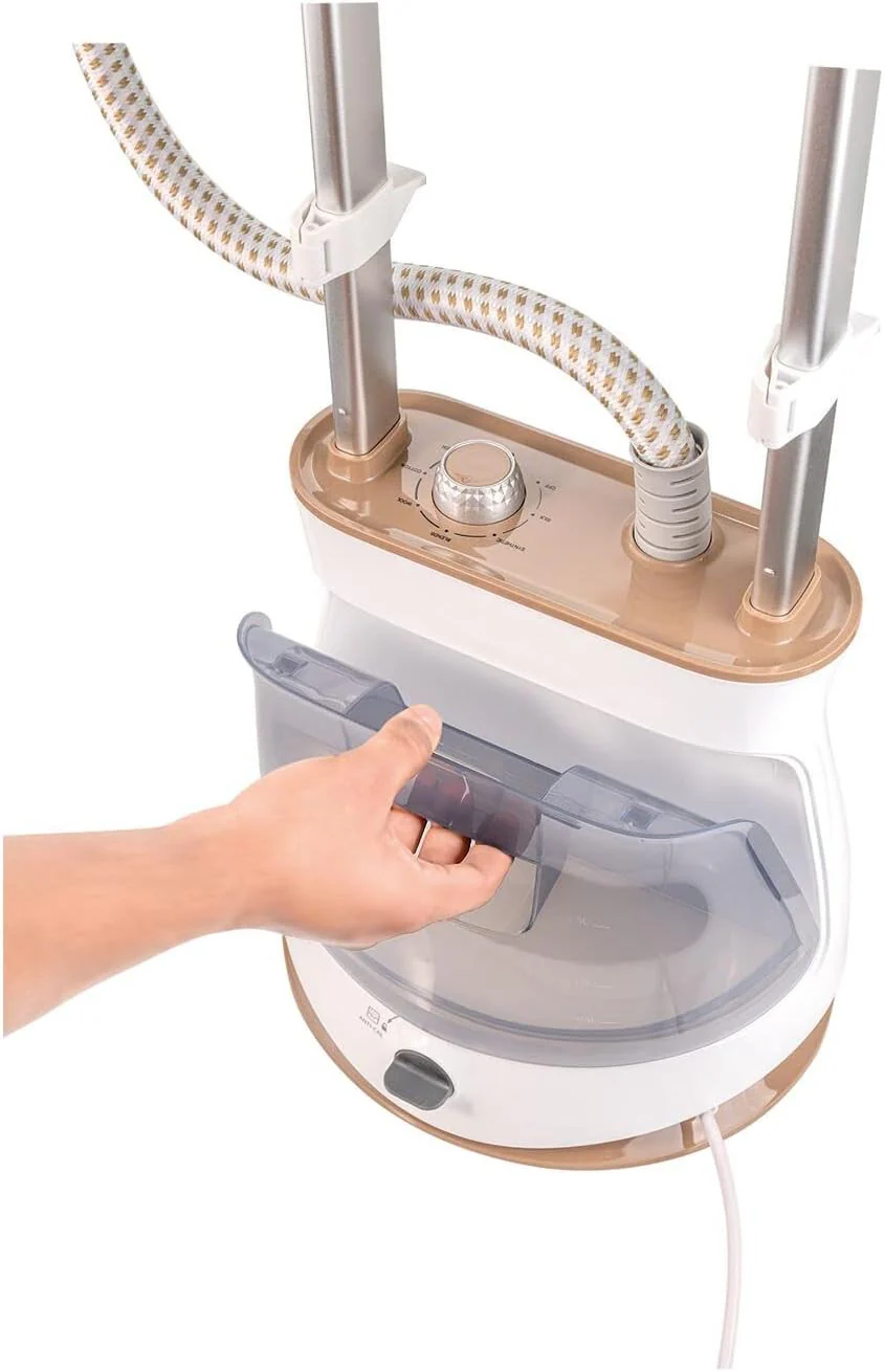 Black + Decker Twin Pole Garment Steamer, 2400W, White, GST2400-B5 - Image 10