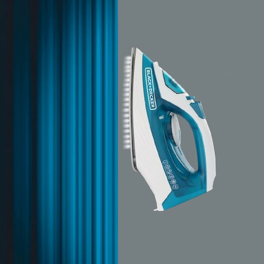 Black + Decker X1575-B5 Steam Iron with Nonstick Soleplate, 1600 W - Image 7