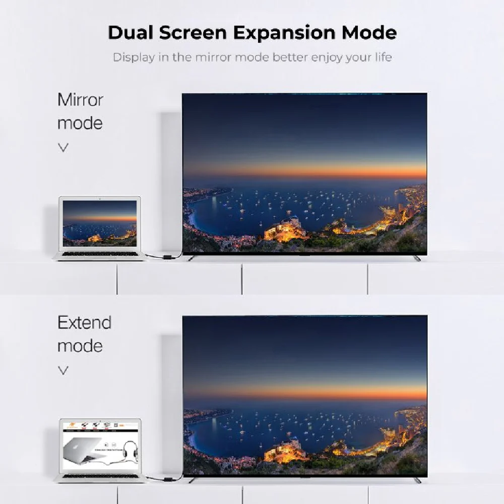 Blupebble 2-In-1 Mini Displayport To Hdmi +Vga Adapter Grey - Image 7