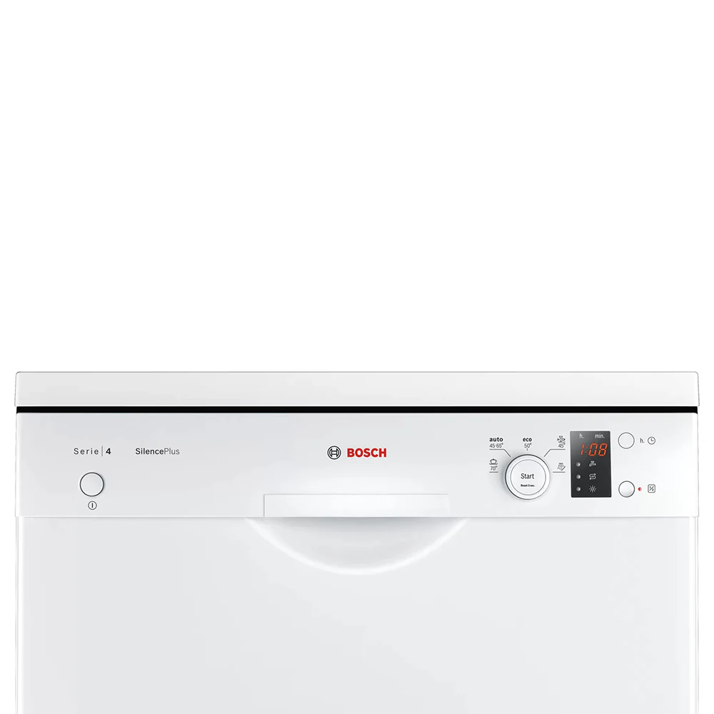 Bosch 12 Place Settings Freestanding Dishwasher 60cm White SMS50E92GC - Image 2