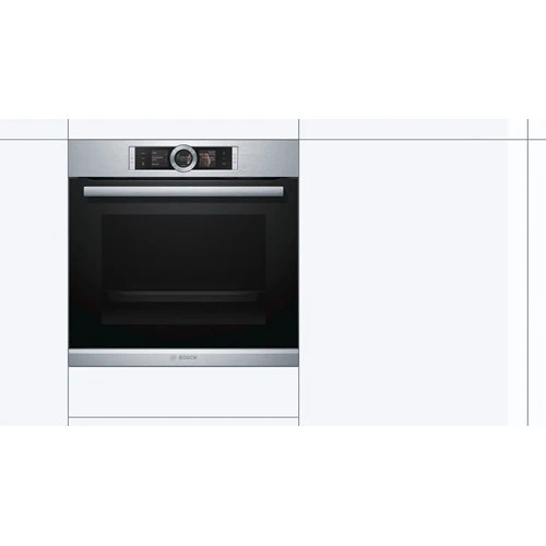 Bosch 71 Liter Built In Multifunction Oven Black and Grey - Image 3