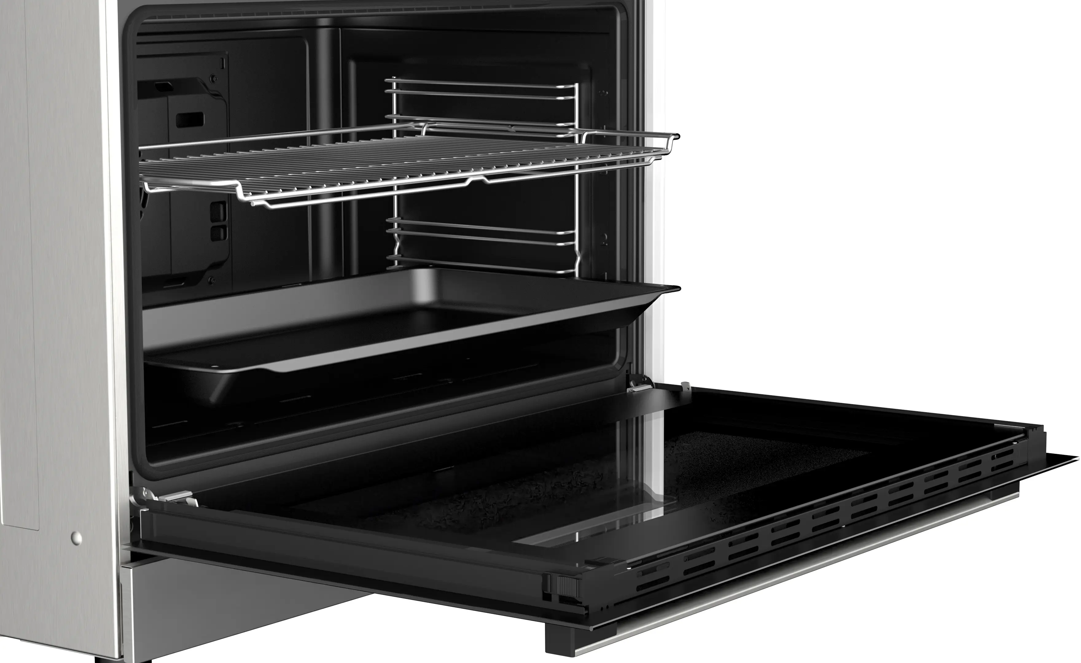 BOSCH HGV1ISW50M Series 4 5 Burner Full Gas Cooker, 90 cm - Image 2