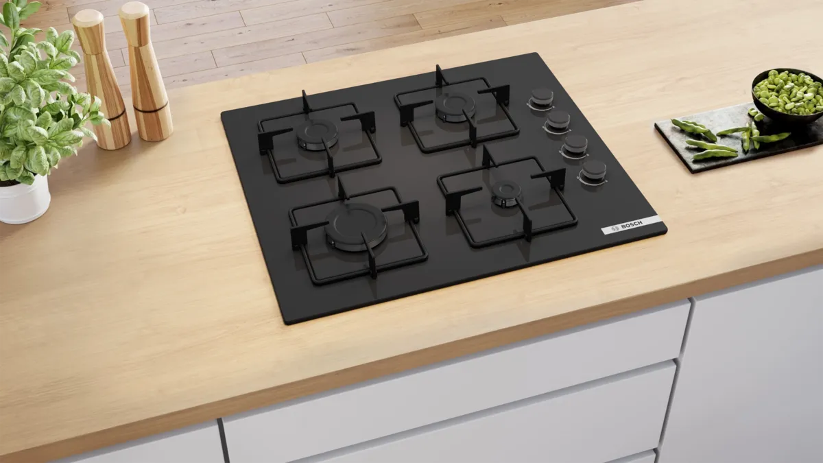 BOSCH POP6C6P30M SERIES 4 GAS HOB 60 CM BLACK - Image 5