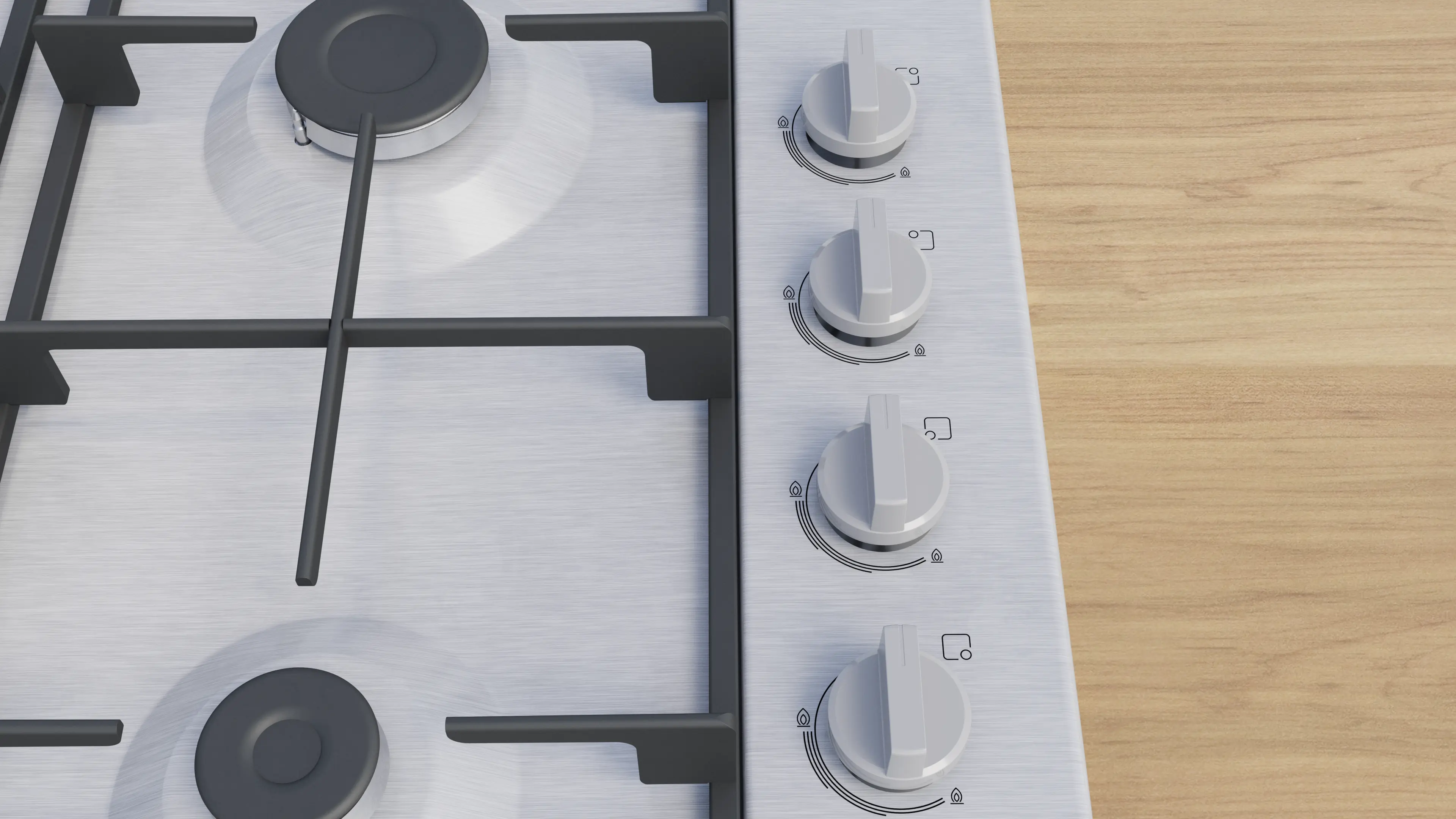 BOSCH SERIES 2 GAS HOB 60 CM GAS COOKTOP, PBP6C5K60M - Image 3