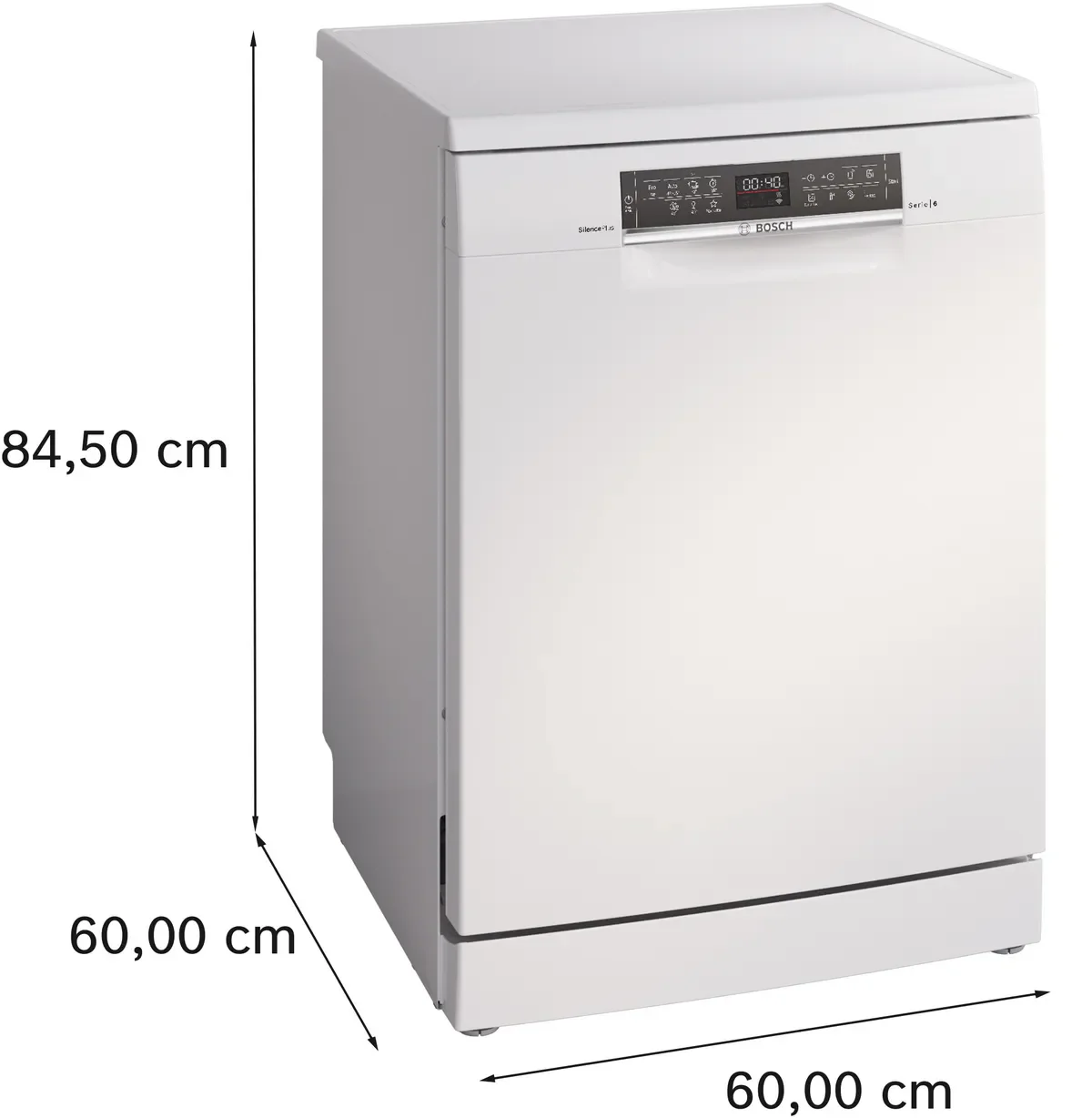 Bosch Series 6 Free Standing Dishwasher, 14 Place Setting, White – SMS6HMW76M - Image 4