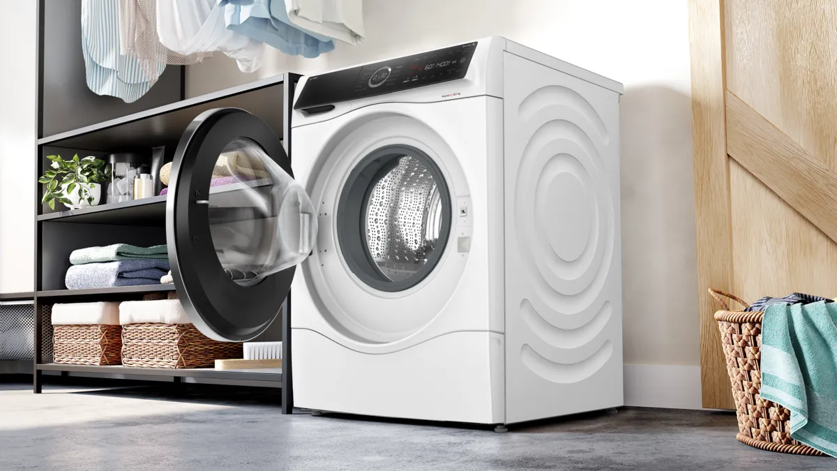 Bosch Series 8 Front Load Washer & Dryer 10 kg / 6 kg, White, WNC254A0GC - Image 3