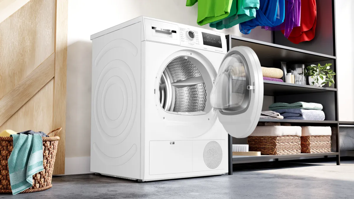 BOSCH Series 4 Front Load Tumble Dryer 8 KG, White, WTN86201GC - Image 3
