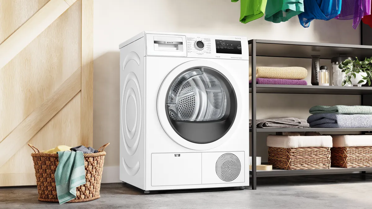 BOSCH Series 4 Front Load Tumble Dryer 8 KG, White, WTN86201GC - Image 4