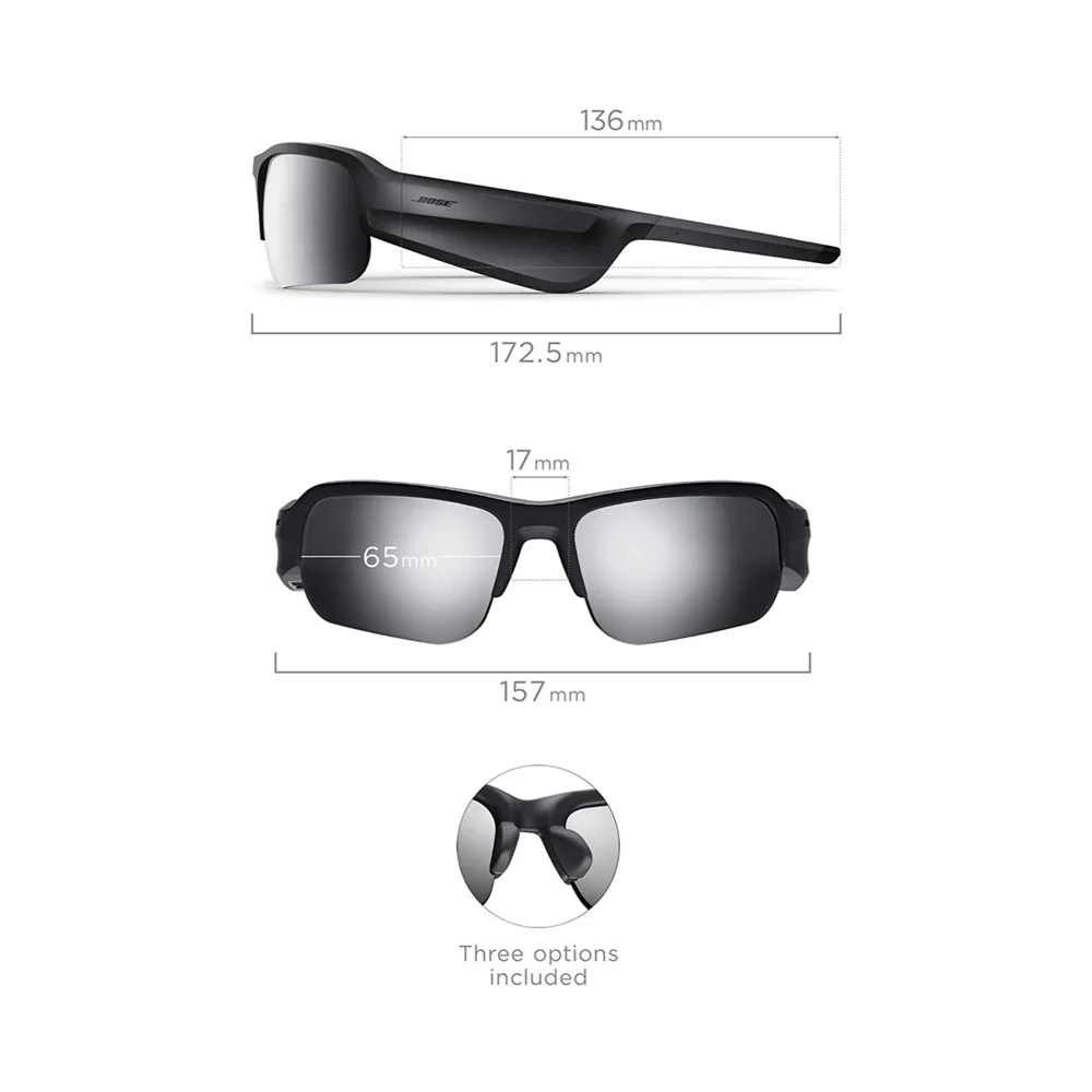 Bose Frames Audio Sunglasses With Open-Ear Earphone Black - Image 3