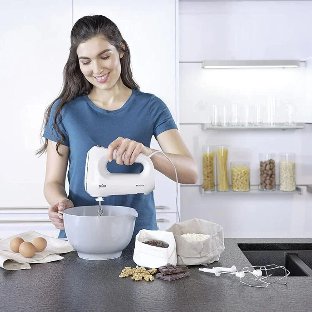Braun Household Braun MultiMix 1..Hand Blender Hand Mixer, 1.4.m, White, 400.W, 207.mm, 76.mm, HM1010WH - Image 4
