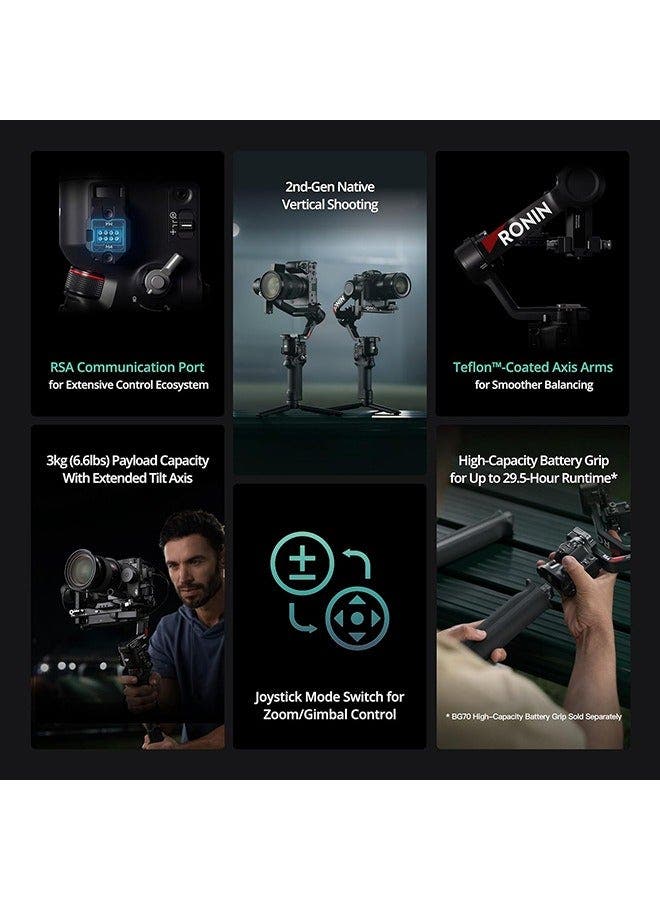 DJI RS400P-C1 RS 4 Pro Combo Gimbal Stabilizer - Image 7