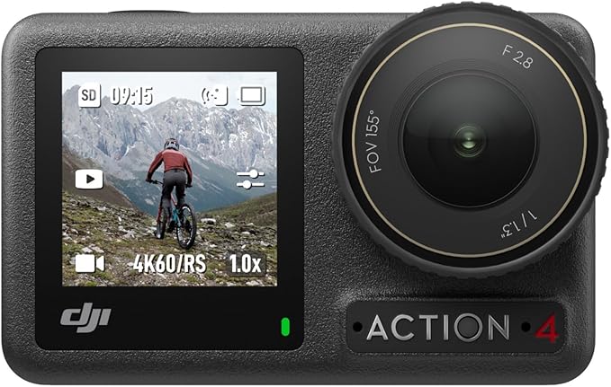 DJI ZA400-C1 OSMO ACTION 4 STANDARD COMBO BLACK ACTION CAMERA