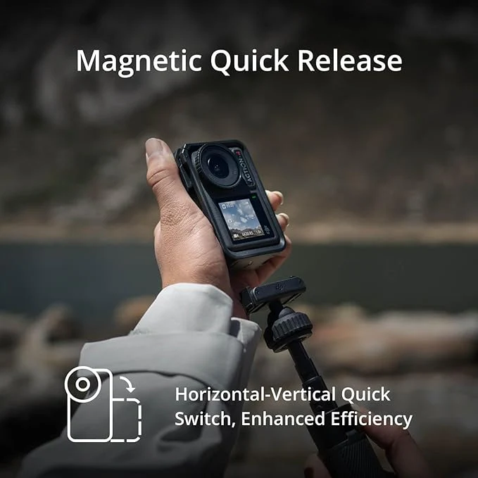 DJI ZA400-C1 OSMO ACTION 4 STANDARD COMBO BLACK ACTION CAMERA - Image 4