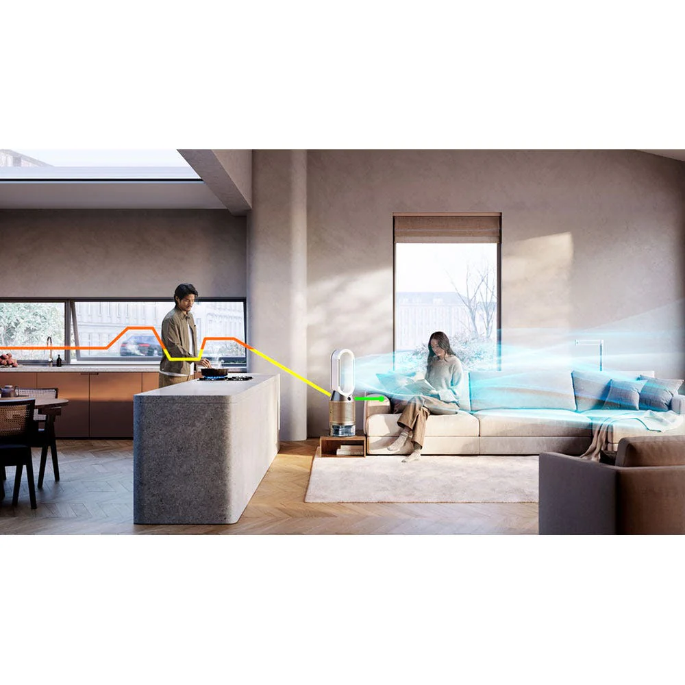 Dyson Purifier Humidify + Cool PH2 De-NOx PH05 White & Gold - Image 3