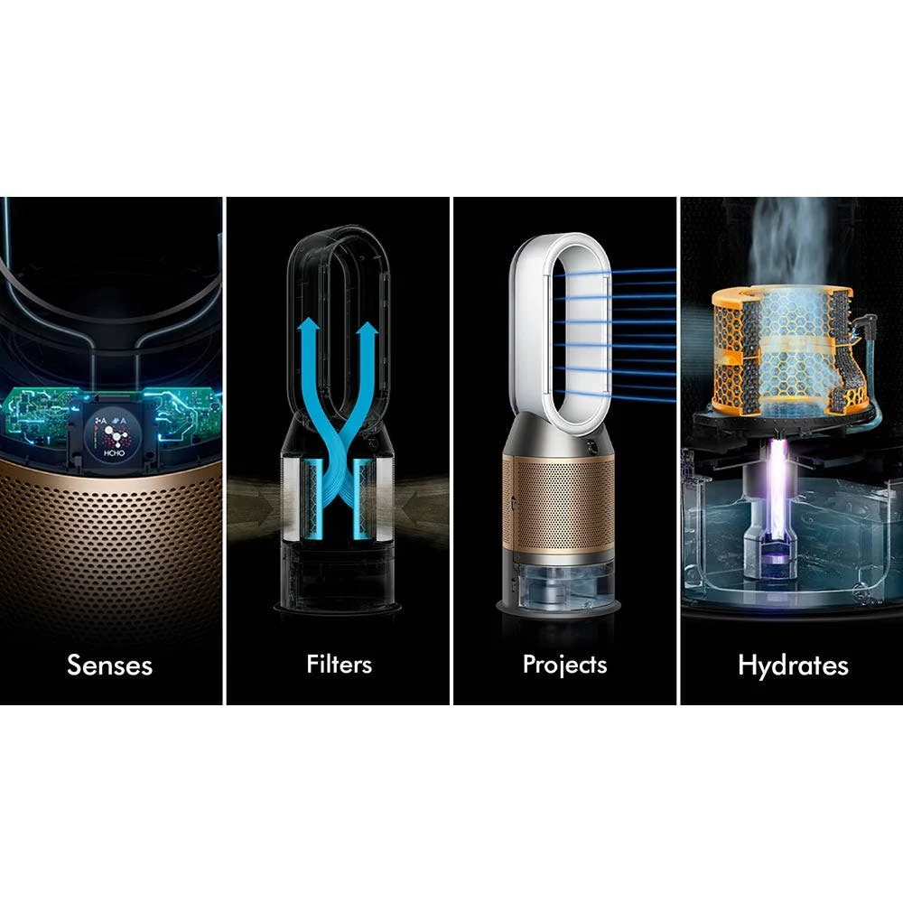 Dyson Purifier Humidify + Cool PH2 De-NOx PH05 White & Gold - Image 6