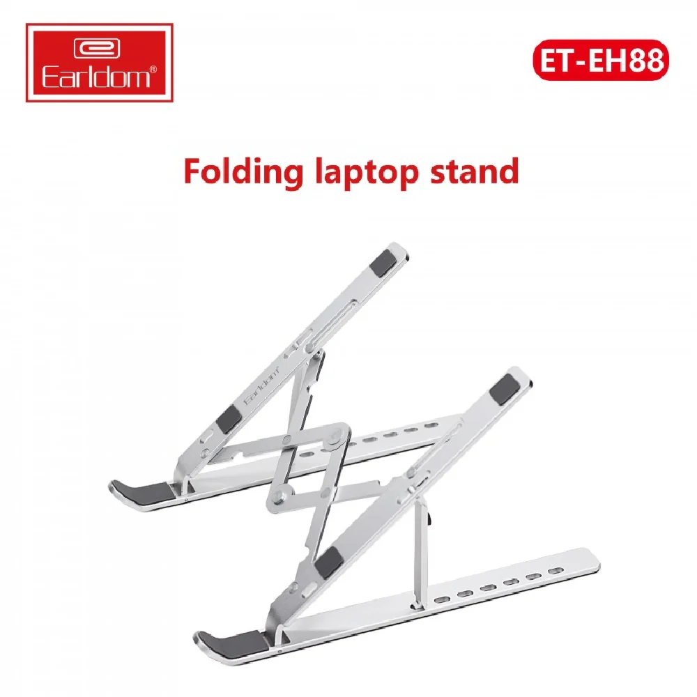 Earldom Aluminum Laptop Stand Silver - Image 4