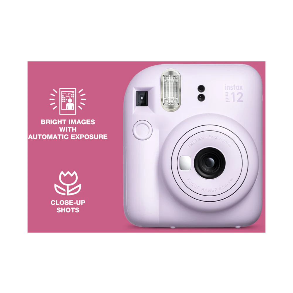Fujifilm Instax Mini 12 Instant Camera Lilac Purple - Image 4