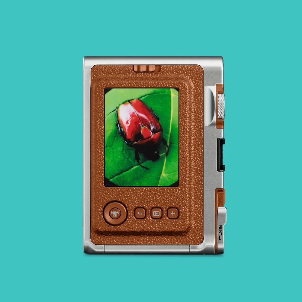 Fujifilm Instax Mini Evo Hybrid Camera Brown - Image 6