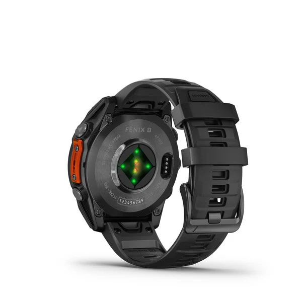GARMIN FENIX 8 - 47 MM, AMOLED SLATE GRAY WITH BLACK SILICONE BAND - Image 4