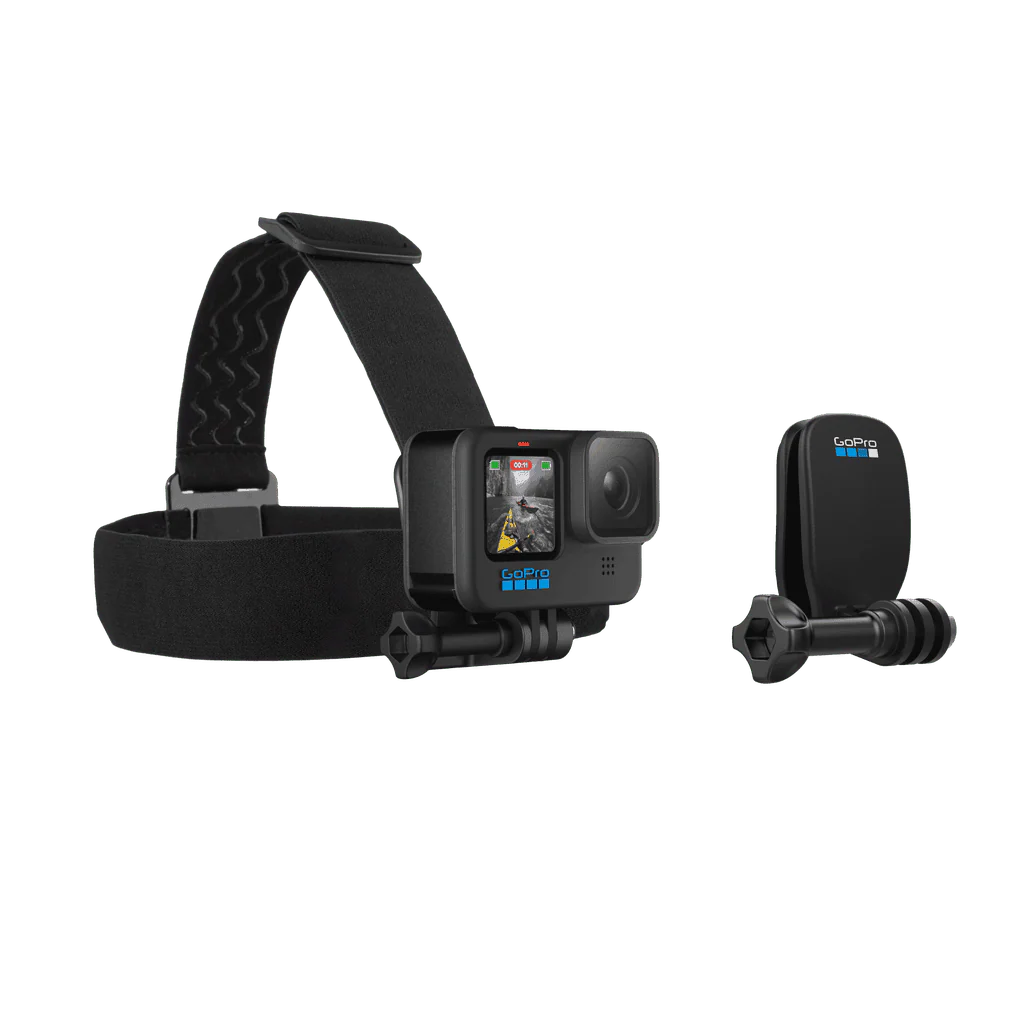 GoPro Head Strap + QuickClip Camera Head Mount, ACHOM-001