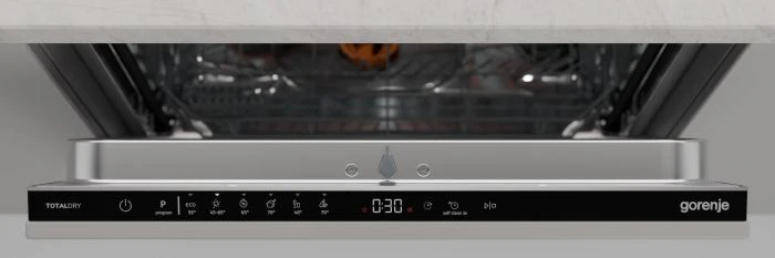 Gorenje Fully Integrated Built-In Dishwasher, 16 Place Settings, White, GV16D5 - Image 2