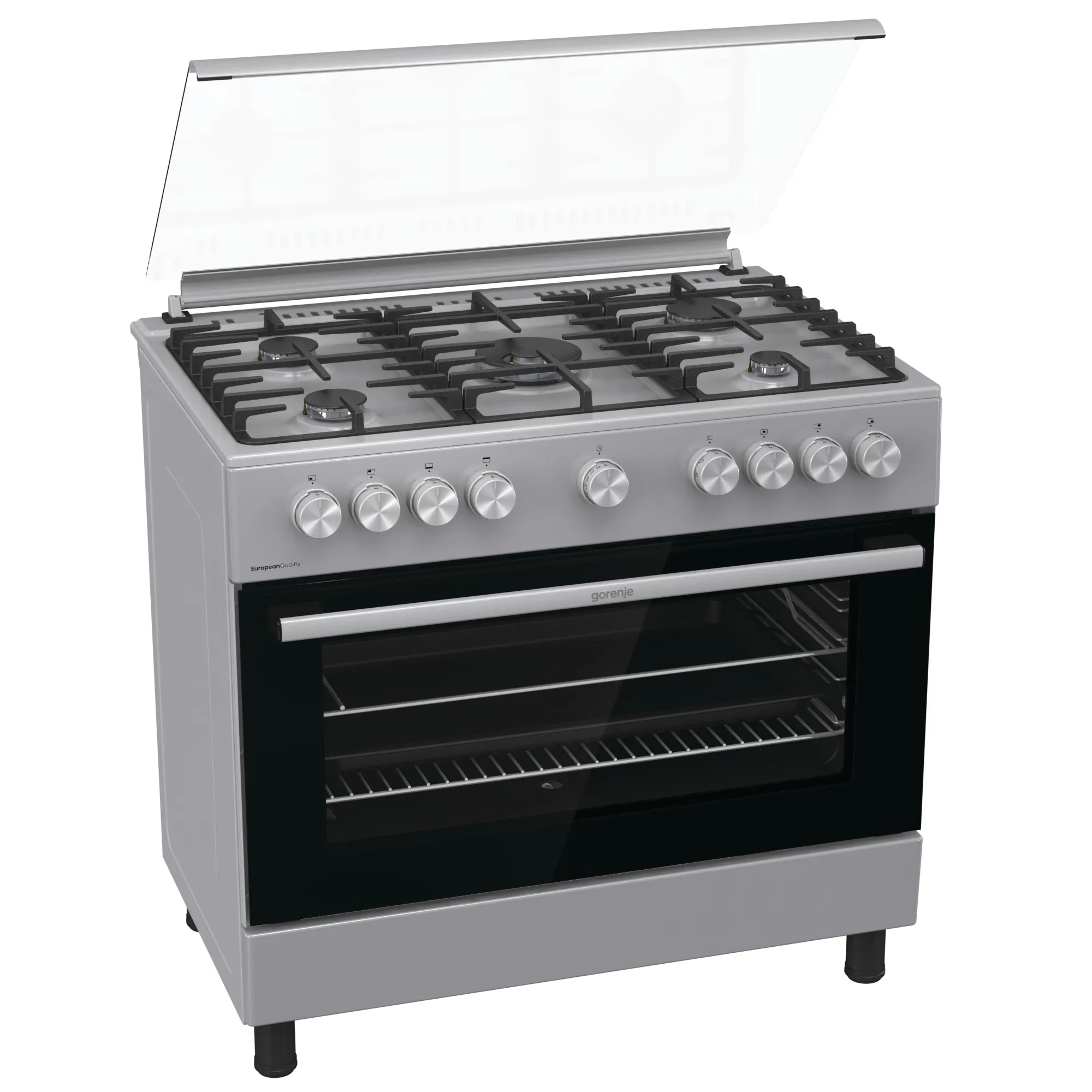 Gorenje 5-burner 90cm Gas Cooker, Stainless Steel Finish, GGI9B20S - Image 2