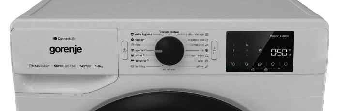 GORENJE Freestanding Heat Pump Dryer, 9 KG, Grey, DPNE92GNLWA - Image 5